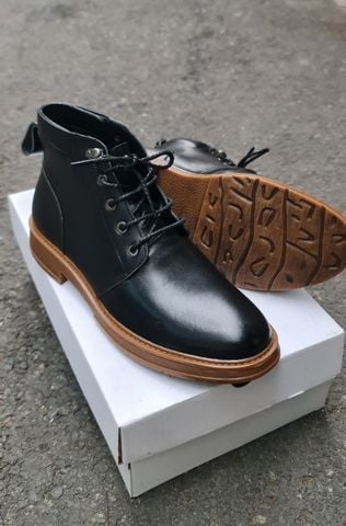 Giày Da Nam Cao Cổ Da Thật 100% mã 166