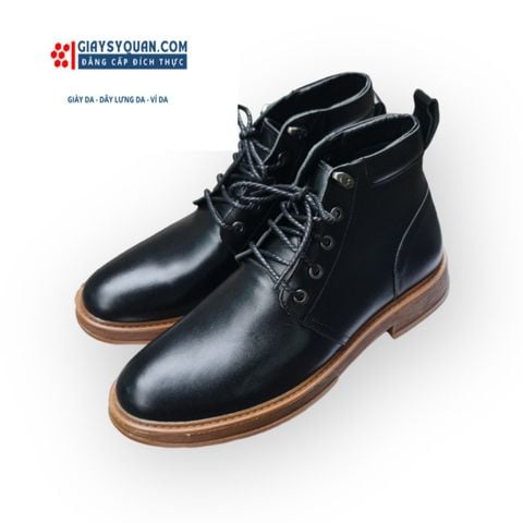 Giày Da Nam Cao Cổ Da Thật 100% mã 166