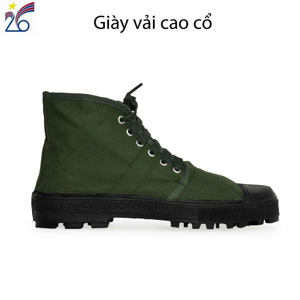 Giày Vải Lính Bộ Đội Bảo Hộ Cao Cổ Chính Hãng Công ty 26