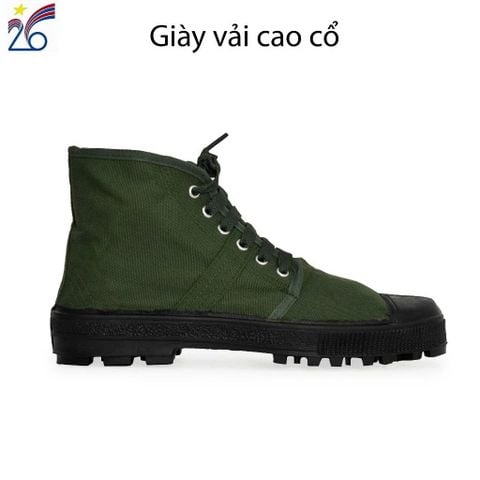 Giày Vải Lính Bộ Đội Bảo Hộ Cao Cổ Chính Hãng Công ty 26