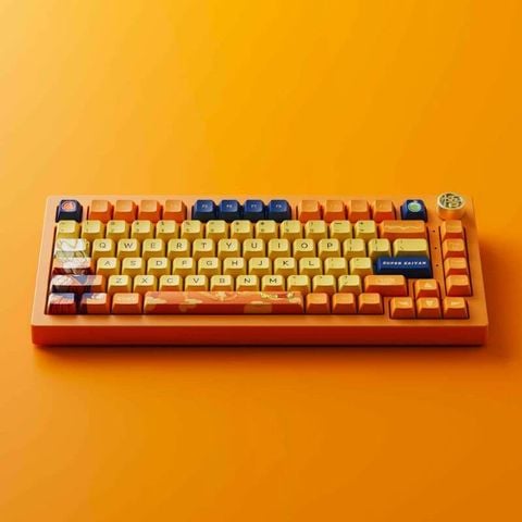 Bàn Phím Cơ Không Dây - AKKO 5075B Plus Dragon Ball Super Goku Multi-modes _ BT5.0 _ 2.4Ghz _ TypeC