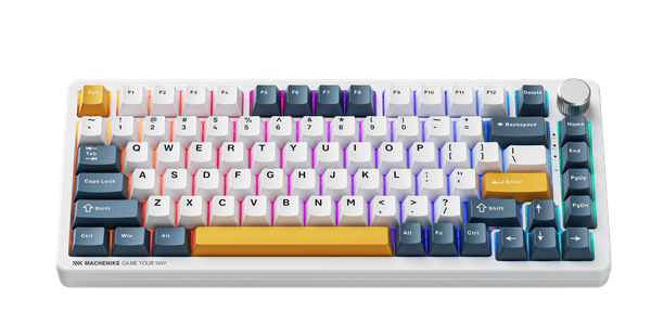 Bàn phím Không Dây - Machenike K600-B82W / Tri-mode / RGB