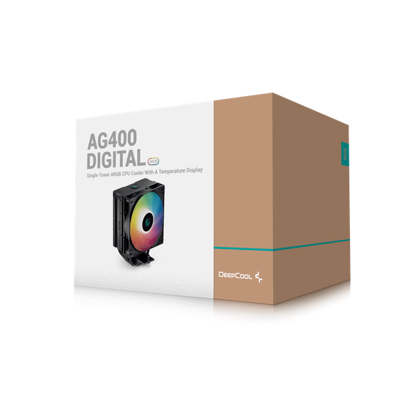 Tản Nhiệt Khí - Deepcool AG400 Digital BK ARGB - Đen