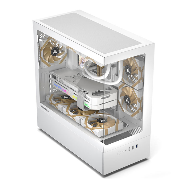 Case Máy Tính - Golden Field MTX360 Black / White