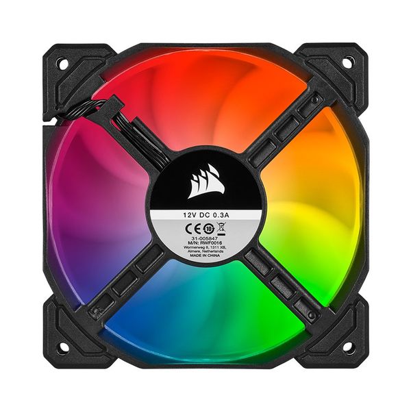 Bộ Fan Corsair iCUE SP120 RGB ELITE Performance 120mm + Lighting Node CORE ( 3 Fan )