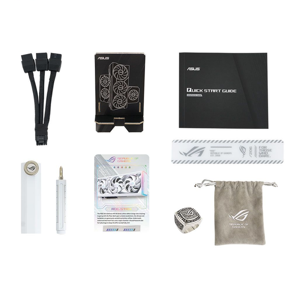 Card Màn Hình - Asus ROG Strix GeForce RTX 4080 Super 16GB GDDR6X White OC Edition