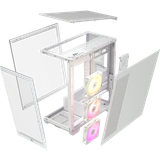 Case máy tính - Corsair 3500X ARGB Mid Tower | Black | White