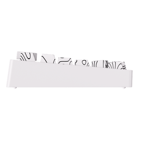 Bàn phím Cơ Không Dây - MonsGeek M1 V5-SP Contour White (RGB/Aluminum/Akko V3 Piano Pro)