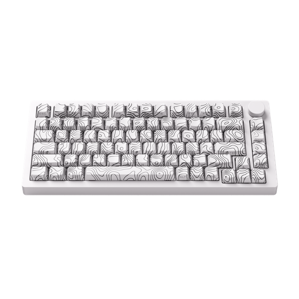 Bàn phím Cơ Không Dây - MonsGeek M1 V5-SP Contour White (RGB/Aluminum/Akko V3 Piano Pro)