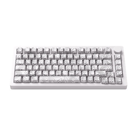 Bàn phím Cơ Không Dây - MonsGeek M1 V5-SP Contour White (RGB/Aluminum/Akko V3 Piano Pro)