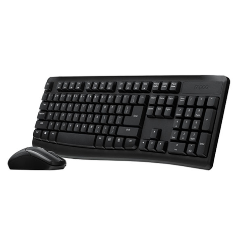 Bộ Phím Chuột Văn Phòng Không Dây - Rapoo X1800 Pro (Đen)