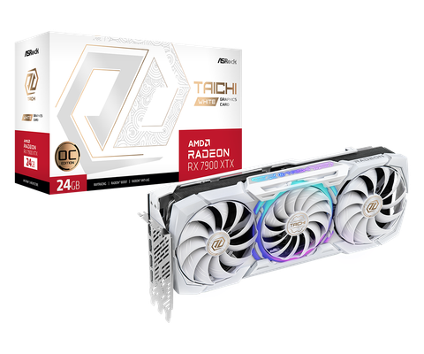 Card Màn Hình - Asrock AMD Radeon RX 7900 XTX Taichi White 24GB OC