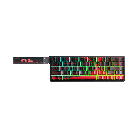 Bàn Phím Cơ Có Dây - Aula Win68HE Max Đỏ, Đen / Rapid Trigger