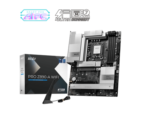 Mainboard - MSI PRO Z890-A WIFI (Intel Z890, Socket 1851, ATX, DDR5)