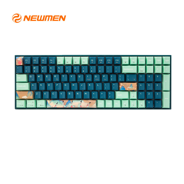 Bàn Phím Cơ Không Dây - Newmen GM1000 Spring / 3-modes / Switch Kailhbox