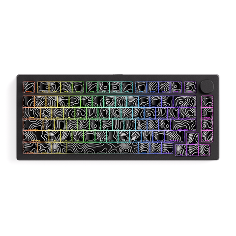 Bàn phím Cơ Không Dây - MonsGeek M1 V5-SP Contour Black (RGB/Aluminum/Akko V3 Piano Pro)