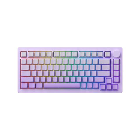 Bàn phím Cơ - MonsGeek M1W HE-SP V3 Lilac Purple (Magnetic Switches / 8K Hz Polling Rate Wired USB-C / Multi mode)