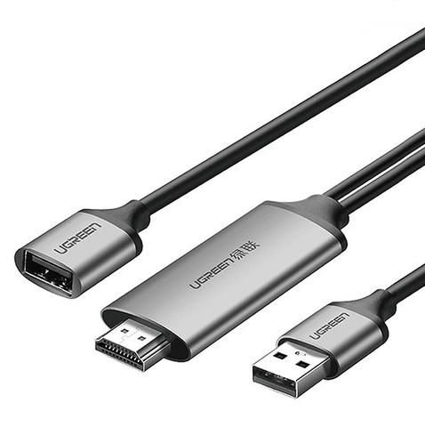 Dây Cáp Đa Năng - Ugreen 50291 USB to HDMI - Kết Nối Điện Thoại Ra Màn Hình - Tivi - Máy Chiếu