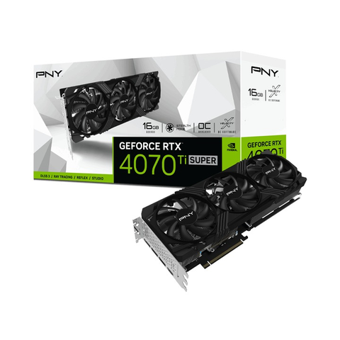 Card Màn Hình - PNY GeForce RTX 4070 Ti SUPER 16GB VERTO OC Triple Fan DLSS 3