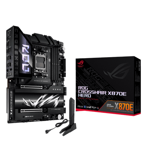 Mainboard - ASUS ROG CROSSHAIR X870E HERO (AMD X870E, Socket AM5, ATX, DDR5)
