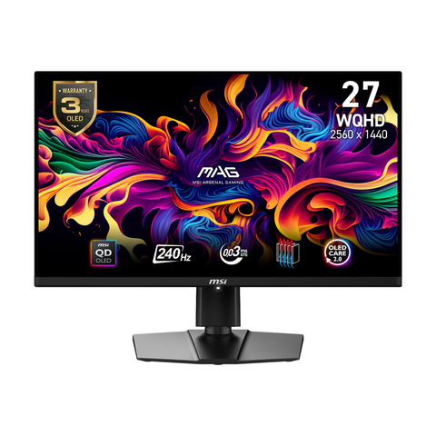 Màn Hình Máy Tính - MSI MAG 271QPX QD-OLED E2 (27 inch / QD-OLED / 240Hz / WQHD / 0.03ms)