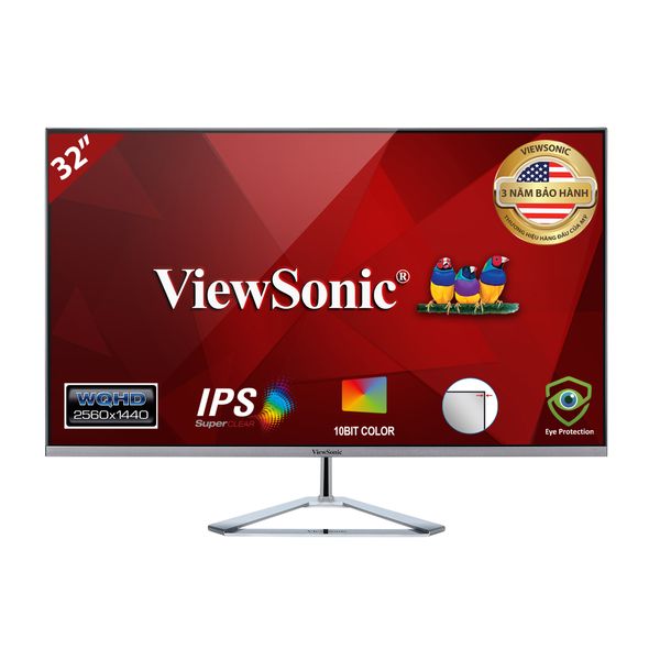 Màn Hình Máy Tính - ViewSonic VX3276-2K-MHD-2 | 32Inch| IPS| 2K| 75Hz