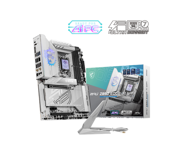 Mainboard - MSI MPG Z890 EDGE TI WIFI (Intel Z890, Socket 1851, ATX, DDR5)