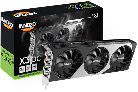 Card Màn Hình - INNO3D GeForce RTX™ 5060 Ti 16GB X3 OC
