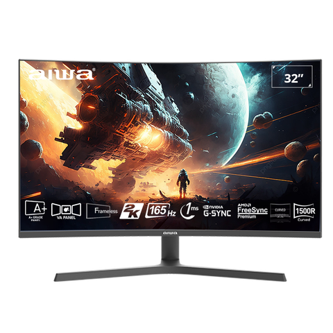 Màn Hình Máy Tính - AIWA MZ320G-Y 32inch / 165Hz / VA / 2K / 1ms