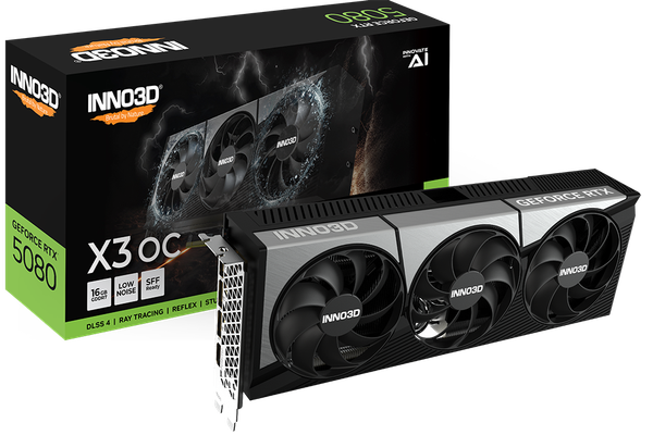 Card Màn Hình - Inno3D GeForce RTX 5080 X3 OC 16G