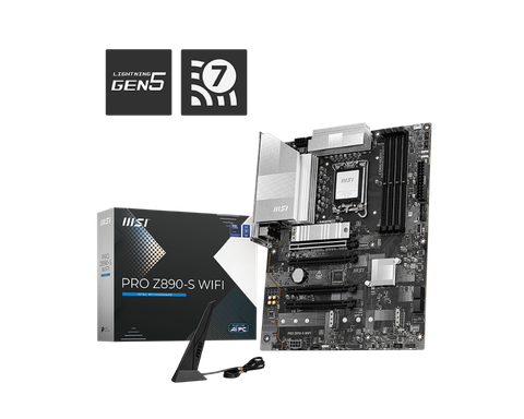 Mainboard - MSI PRO Z890-S WIFI (Intel Z890, Socket 1851, ATX, DDR5)