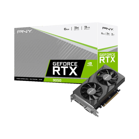 Card Màn Hình - PNY GeForce RTX 3050 6GB Verto Dual Fan