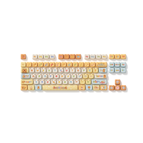 Akko Keycap Set - Capybara MAO ( PBT Dye-subbed / MAO Profile / 142 nút)