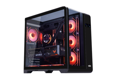 Case máy tính - MIK Barbatos | Đen | Trắng