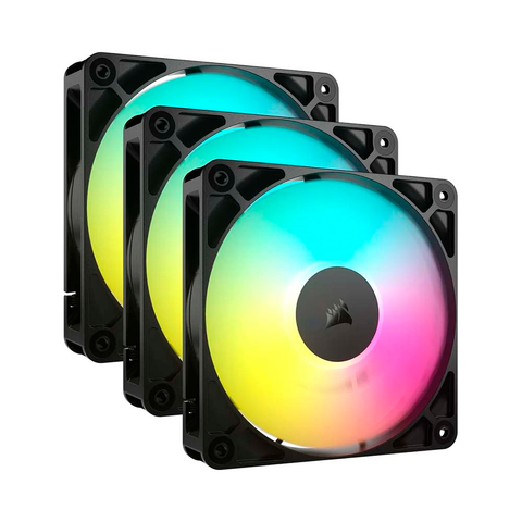 Bộ Ba Fan Máy Tính - Corsair RS120 ARGB 120mm