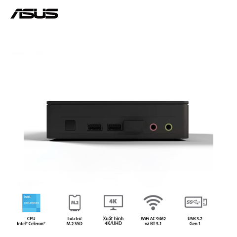 Mini PC -  Intel ASUS NUC 11 Essential L6 BNUC11ATKPE0000 (Pentium Silver N6005/Intel Core UHD Graphics/Wi-Fi 5+Bluetooth)