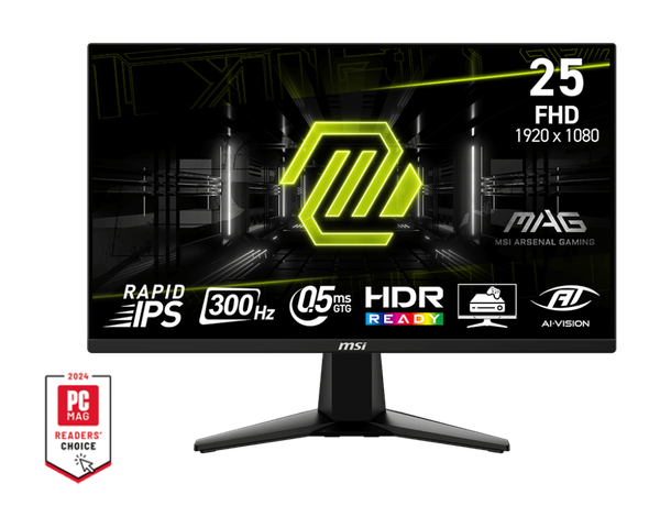Màn Hình Máy Tính - MSI MAG 255XF 24.5 Inch / FHD / Rapid IPS / 300Hz / 0.5ms