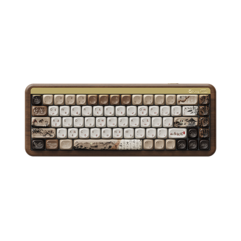 Bàn phím cơ AKKO MU01 Mountain Seclusion (Hotswap / RGB / Multi-Modes/ Switch V3 Piano Pro / Rosewood)