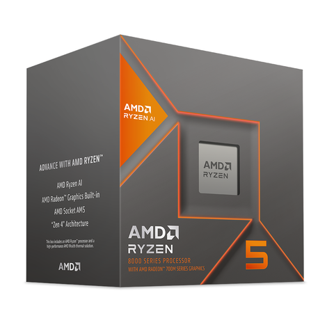 CPU AMD Ryzen 5 8400F / 4.2GHz Boost 4.7GHz / 6 nhân 12 luồng / 22MB / AM5