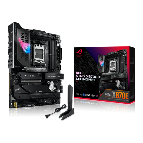 Mainboard - ASUS ROG STRIX X870E-E GAMING WIFI (AMD X870E, Socket AM5, ATX, DDR5)