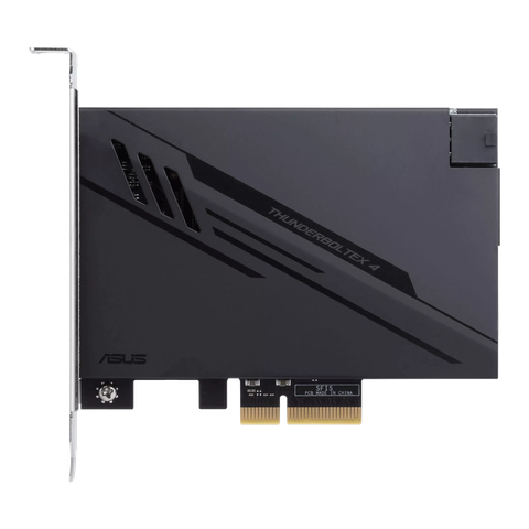 Thiết Bị Kết Nối Tín Hiệu - ASUS ThunderboltEX 4 Expansion card, Dual Thunderbolt™ 4 (USB‑C®) ports, DisplayPort™ 1.4, PCIe® 3.0 x4 interface