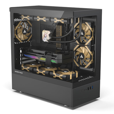 Case Máy Tính - Golden Field MTX360 Black / White