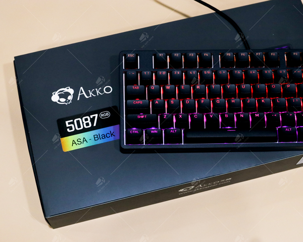 Bàn Phím Cơ Có Dây - AKKO 5087 RGB ASA | Black | Type C | Hotswap