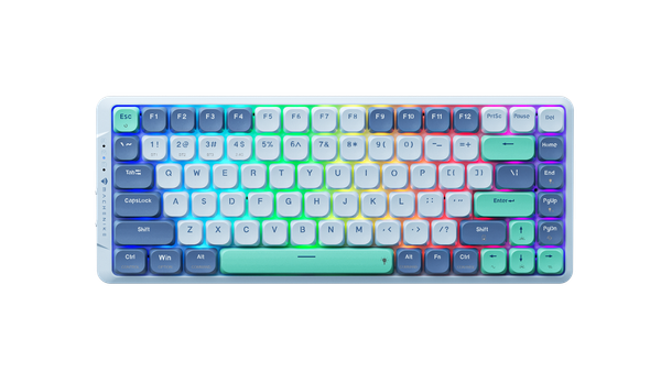 Bàn Phím Không Dây - Machenike Air50-B84W / Tri-Mode / RGB