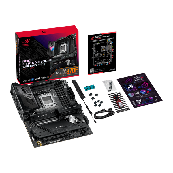 Mainboard - ASUS ROG STRIX X870E-E GAMING WIFI (AMD X870E, Socket AM5, ATX, DDR5)