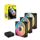 Bộ Ba Fan Máy Tính- Corsair iCUE LINK LX120-R RGB 120mm / Cánh Đảo