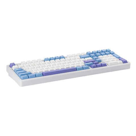 Bàn Phím Cơ Có Dây - Leobog Hi98 White Blue