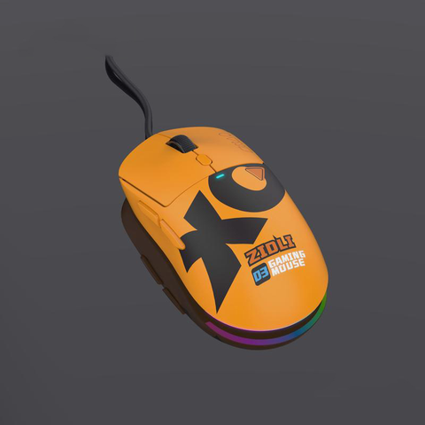 Chuột Có Dây - Zidli ZGM03 XO Gaming / Vàng