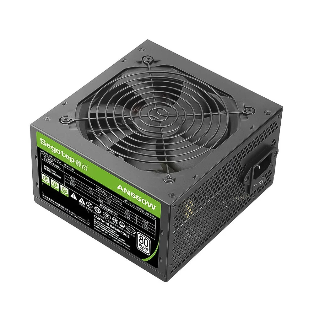 Nguồn máy tính Segotep AN650W-80PLUS Black