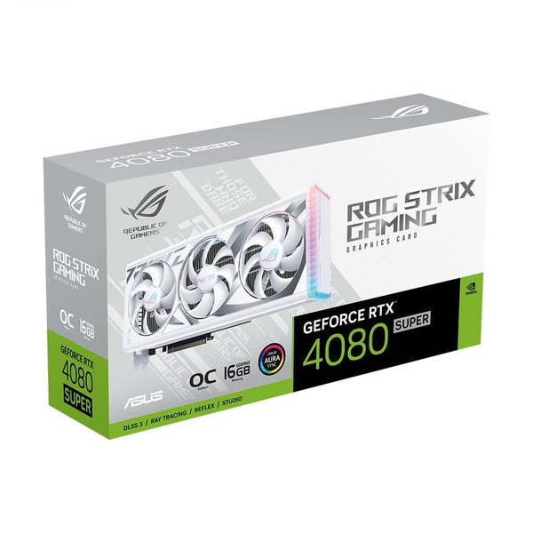 Card Màn Hình - Asus ROG Strix GeForce RTX 4080 Super 16GB GDDR6X White OC Edition